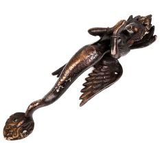 Brass Naga Kanya Door Handle