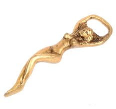 Solid Brass Lady Bottle Opener