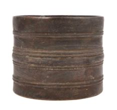 Vintage Brass Measuring Cup with Patina