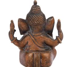 Brass Ganesha Sitting Idol