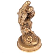 Brass Parrot Couple