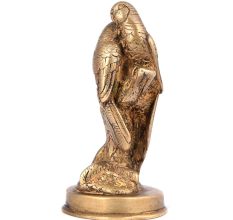 Brass Parrot Couple
