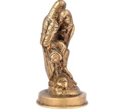 Brass Parrot Couple