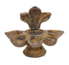 Primitive Cobra Oil Lamp