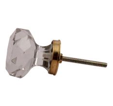 Clear Diamond Big Glass Cabinet Knob Online