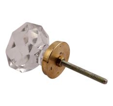 Clear Diamond Big Glass Cabinet Knob Online
