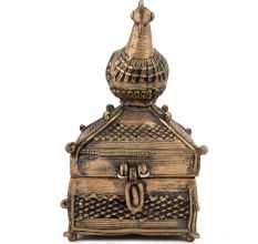 Tribal Bird Brass Jewellery Box
