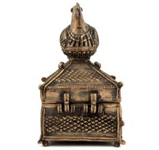 Tribal Bird Brass Jewellery Box