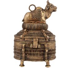 Tribal Nandi Brass Jewellery Box