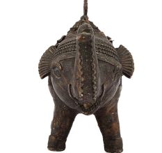 Tribal Elephant Good Luck Brass Box