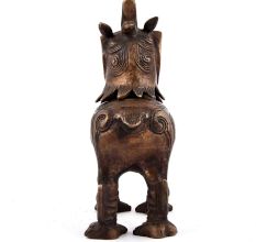 Chinese Art Lion Brass Box