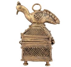 Tribal Bird Brass Box