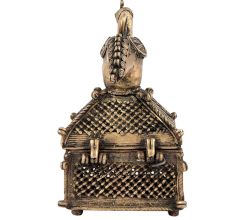 Tribal Peacock Brass Box
