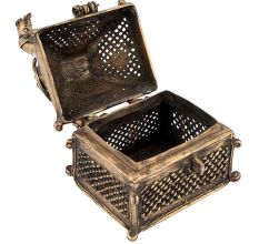 Tribal Peacock Brass Box