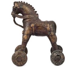 Brass India Temple Pull Toy