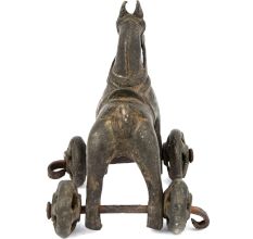 Old Horse on Wheels Temple Toy