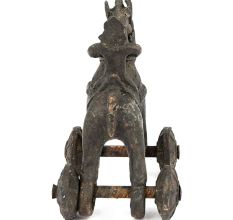 Indian Cast Bronze Temple Mounted Toy Horse