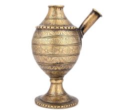 Hand Crafted Fine Engraved Enamel Hookah Base