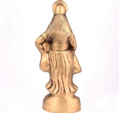 Brass Standing Lady with Pot