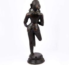 Brass Dancing Lady Statue