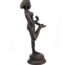 Brass Dancing Lady Statue