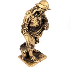 Brass English Man Statue