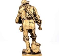 Brass English Man Statue
