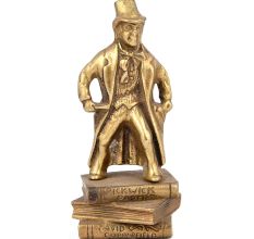 Brass David Copper Field Statue