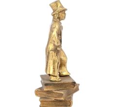 Brass David Copper Field Statue