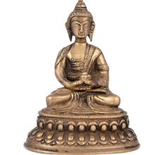 Brass Buddha Sitting Statue