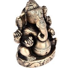 Handmade Brass Ganesha Statue for Puja