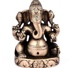 Handmade Brass Ganesha Statue for Puja