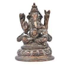 Brass Ganesha Sculpture