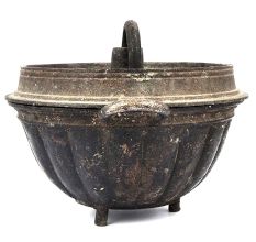 Vintage Brass Hot Fire Pot