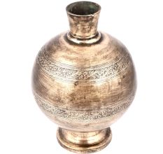 Hand Crafted Round Bronze Big Water Pot Matka