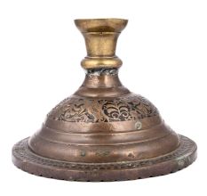 Brass Floral Design Heavy Hookah Base