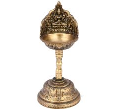 Brass Deepalakshmi Oil Lamp Lantern Dhoop Stand