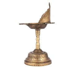 Brass Deepalakshmi Oil Lamp Lantern Dhoop Stand