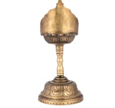 Brass Deepalakshmi Oil Lamp Lantern Dhoop Stand