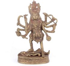 Brass Kali Goddess Statue
