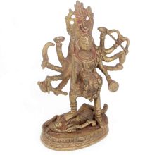 Brass Kali Goddess Statue