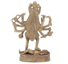 Brass Kali Goddess Statue