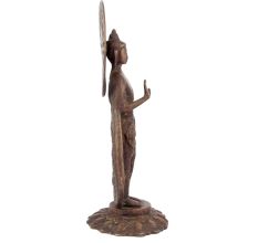 Standing Buddha Brass Statue
