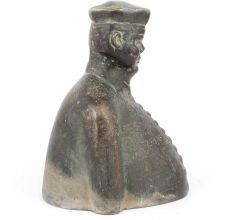 Vintage Brass Bust Figurine