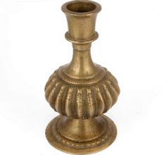 Golden Engraved Brass Hookah Base Pot