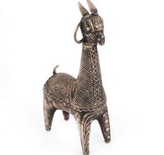 Dhokra Style Brass Horse Figurine