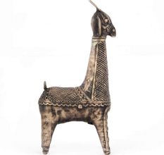 Dhokra Style Brass Horse Figurine