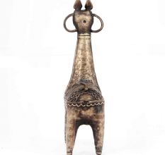 Dhokra Style Brass Horse Figurine