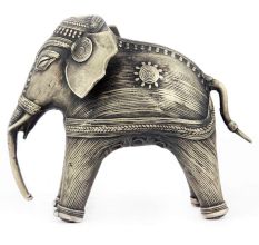 Brass Dhokra Elephant Statue
