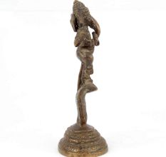 Lord Ganesha Dancing On Sheshnag Brass Statue